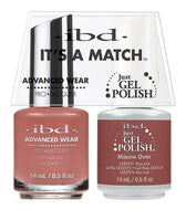 IBD It's A Match Duo - Mauve Over - #65503, Gel & Lacquer Polish - IBD, Sleek Nail
