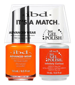 IBD It's A Match Duo - Infinitely Curious - #65505, Gel & Lacquer Polish - IBD, Sleek Nail