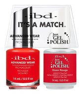 IBD It's A Match Duo - Vixen Rouge - #65511, Gel & Lacquer Polish - IBD, Sleek Nail