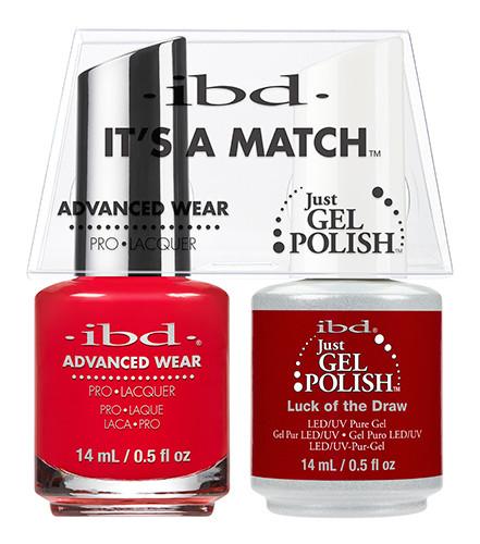 IBD It's A Match Duo - Luck of the Draw - #65516, Gel & Lacquer Polish - IBD, Sleek Nail