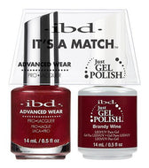IBD It's A Match Duo - Brandy Wine - #65520, Gel & Lacquer Polish - IBD, Sleek Nail