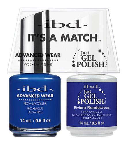 IBD It's A Match Duo - Riviera Rendezvous - #65543, Gel & Lacquer Polish - IBD, Sleek Nail