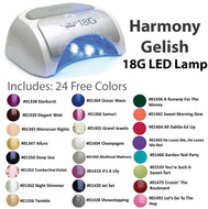 Harmony Gelish 18G LED Lamp with FREE 24 Harmony Gelish Colors, Lamp - Nail Harmony, Sleek Nail