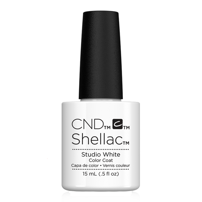 CND Shellac - Studio White 0.5 oz