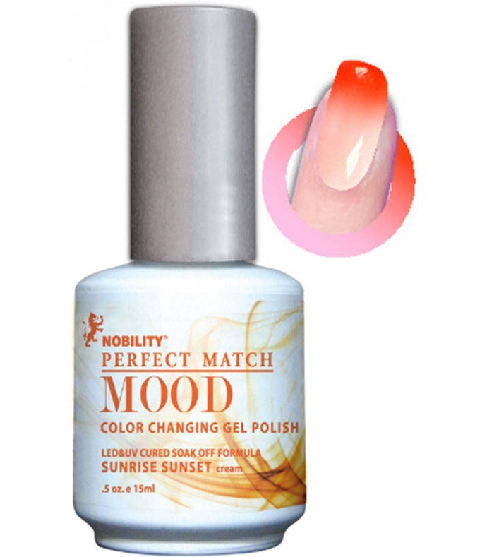 LeChat Lechat Perfect Match Mood Gel - Sunrise Sunset 0.5 oz - #MPMG03 - Sleek Nail