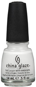 China Glaze - White On White 0.5 oz - #70255, Nail Lacquer - China Glaze, Sleek Nail
